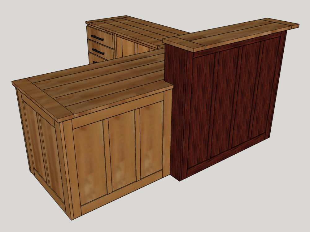 Reception Desk (The Goal)