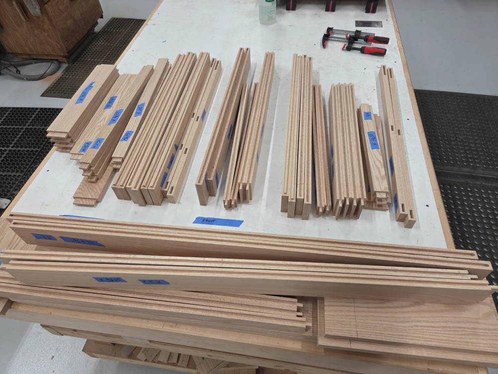 Unassembled Desk Parts