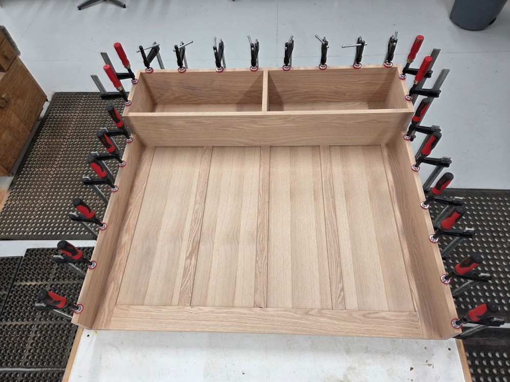 Glue up of Pedestal