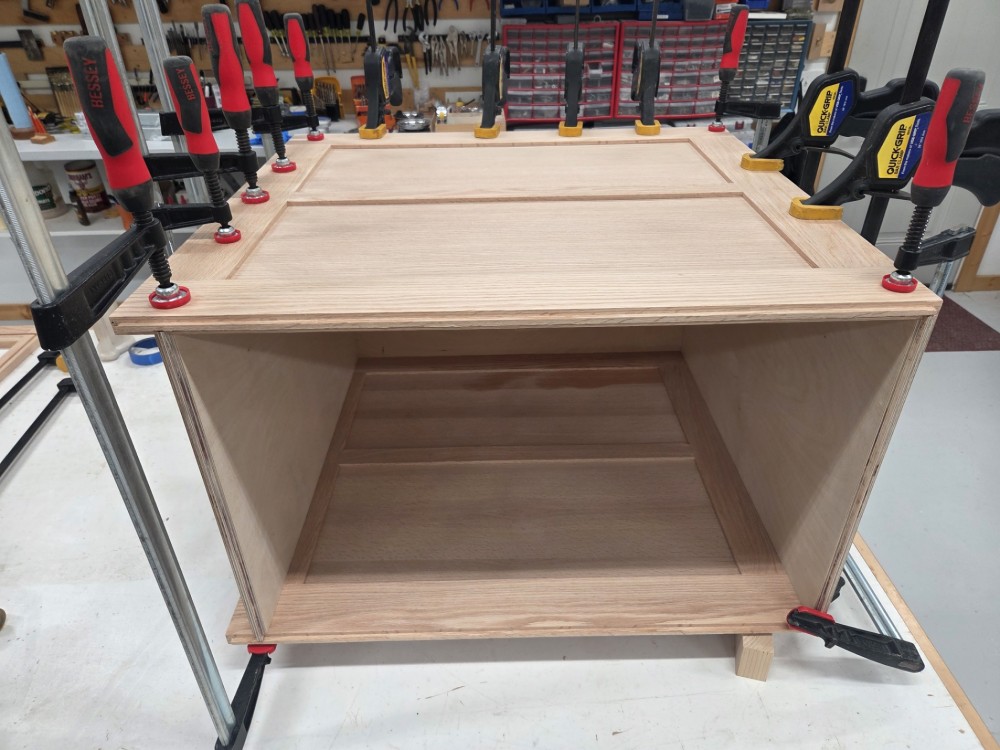 2nd Glue Up of Cabinet #1