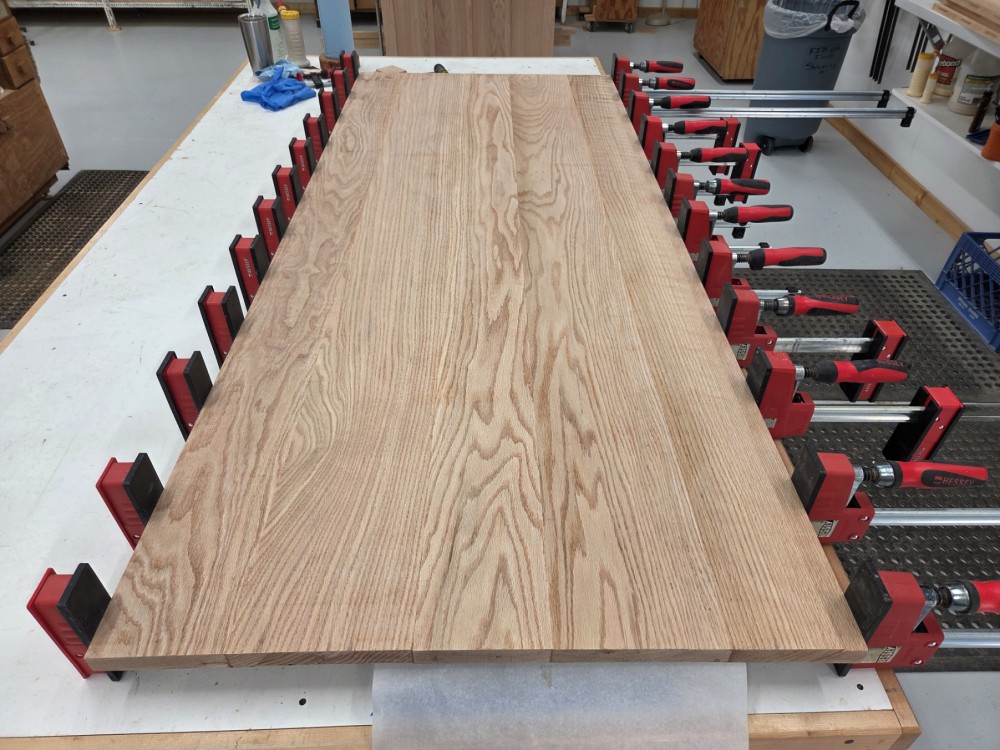 Glue up of Main Desk