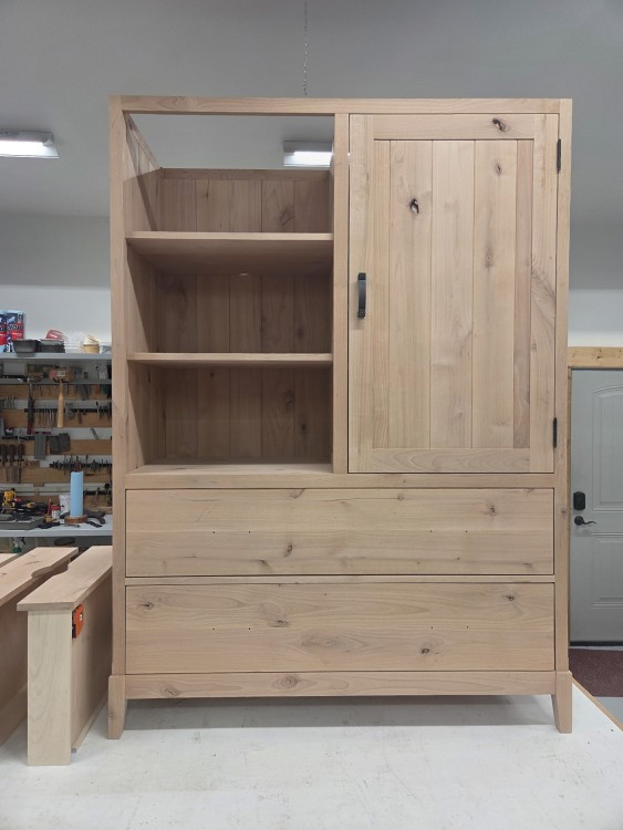 Cabinet w/ Drawer Fronts & Door