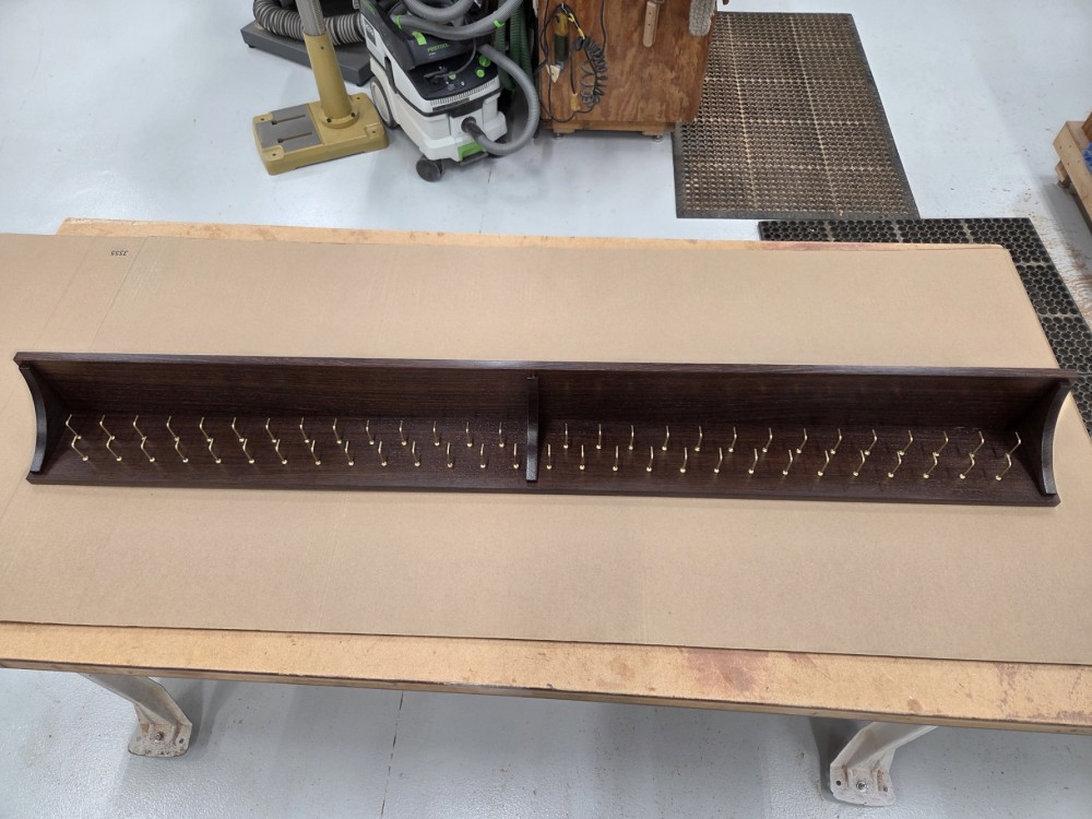 5 ft. Award Ribbon Display (Wenge)